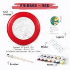 Paint by Numbers - Frisbee | Tropical Beach Circle
