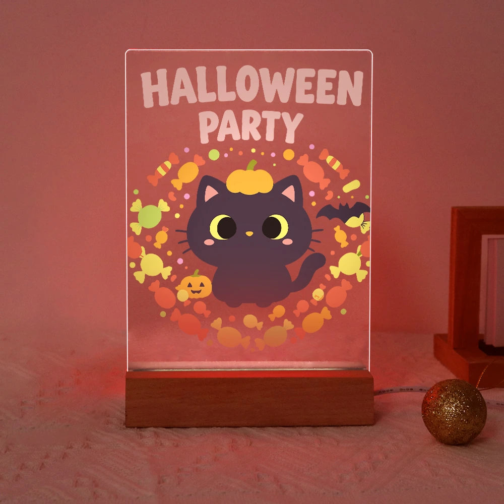 Paint by Numbers - Halloween Light | Halloween Party Kitten