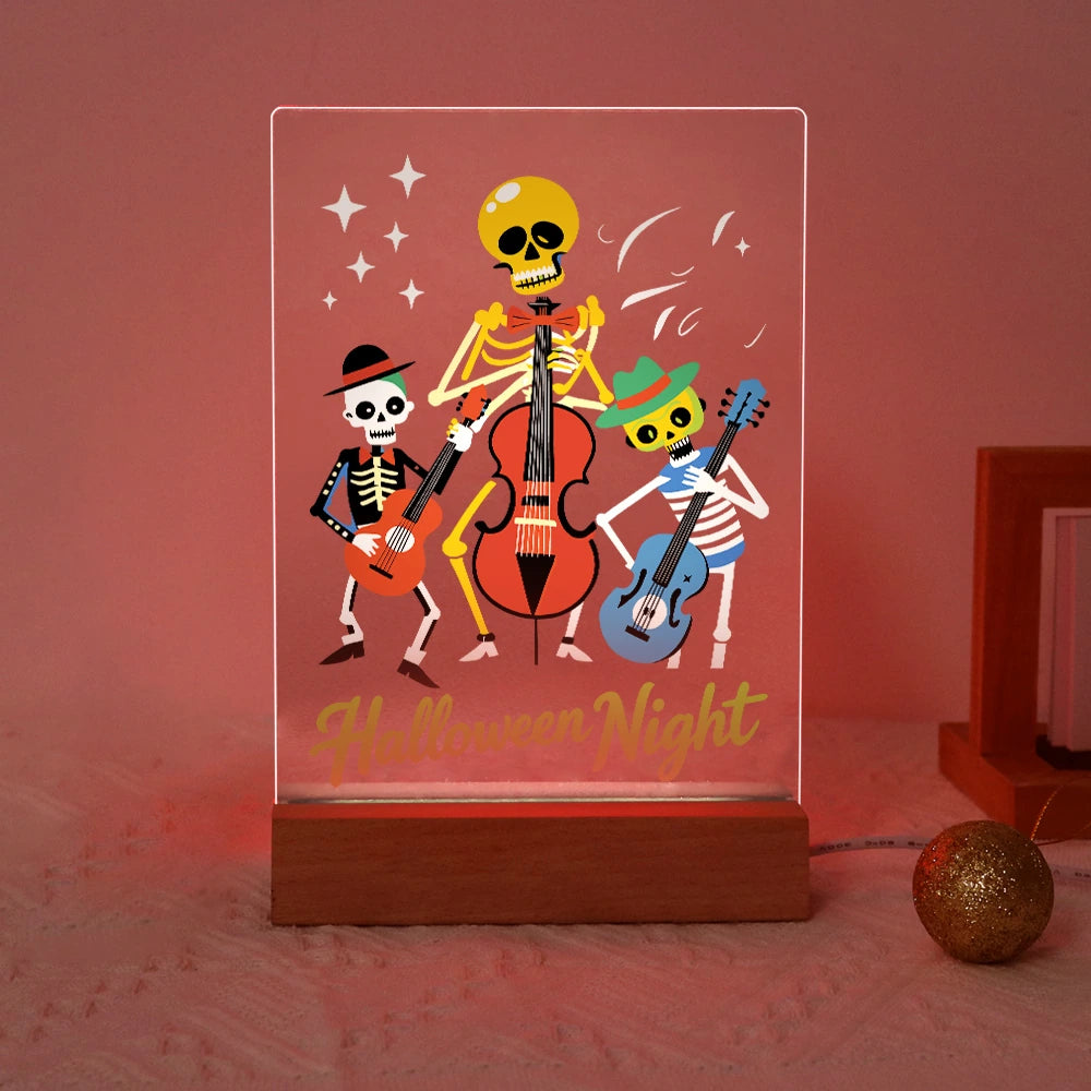 
Paint by Numbers - Halloween Light | Skeleton Orchestra Night