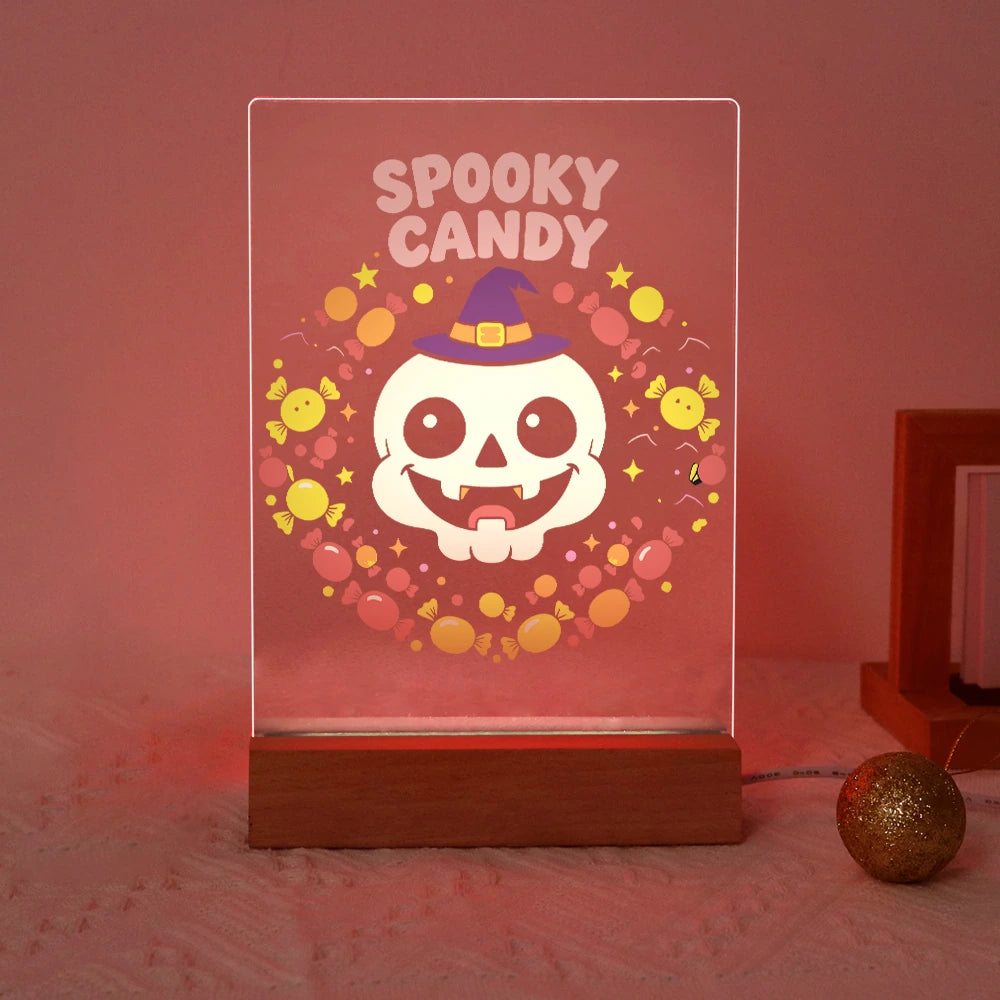
Paint by Numbers - Halloween Light | Spooky Candy Skull