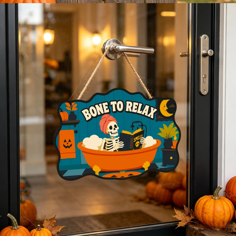 Paint by Numbers - Wooden Door Hanger | Bone to Relax