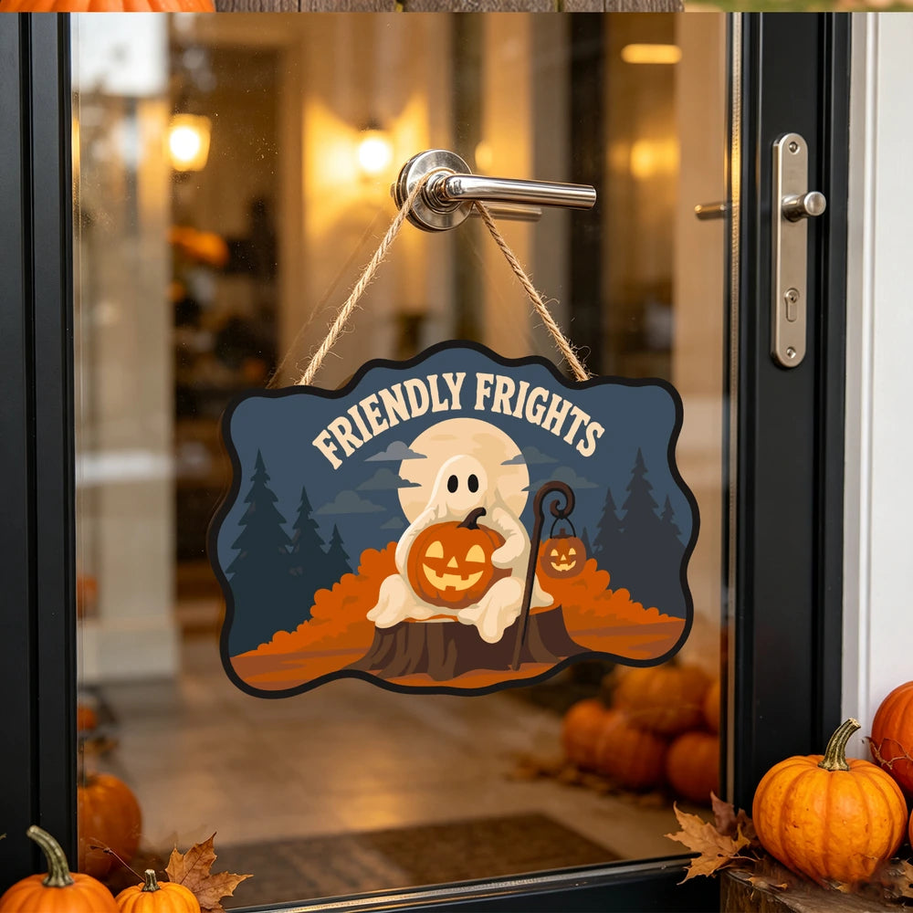 Paint by Numbers - Wooden Door Hanger | Friendly Frights