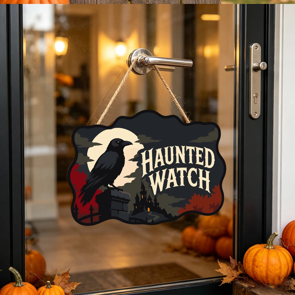 Paint by Numbers - Wooden Door Hanger | Haunted Watch