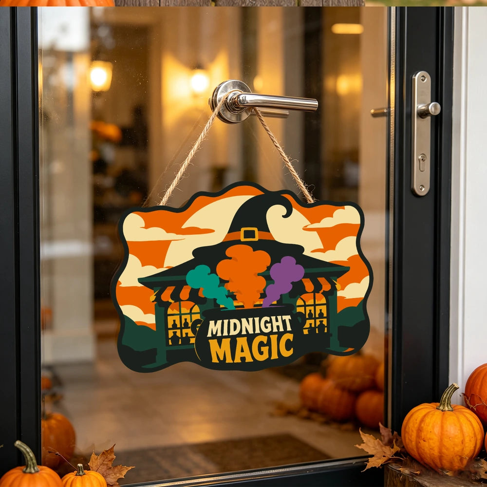 Paint by Numbers - Wooden Door Hanger | Midnight Magic