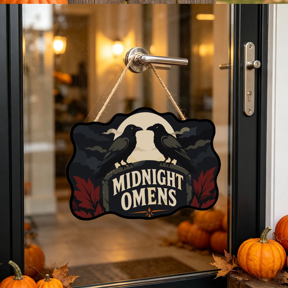 Paint by Numbers - Wooden Door Hanger | Midnight Omens
