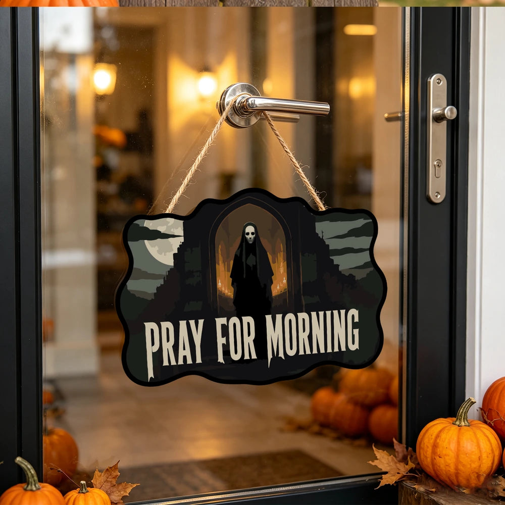 Paint by Numbers - Wooden Door Hanger | Pray for Morning