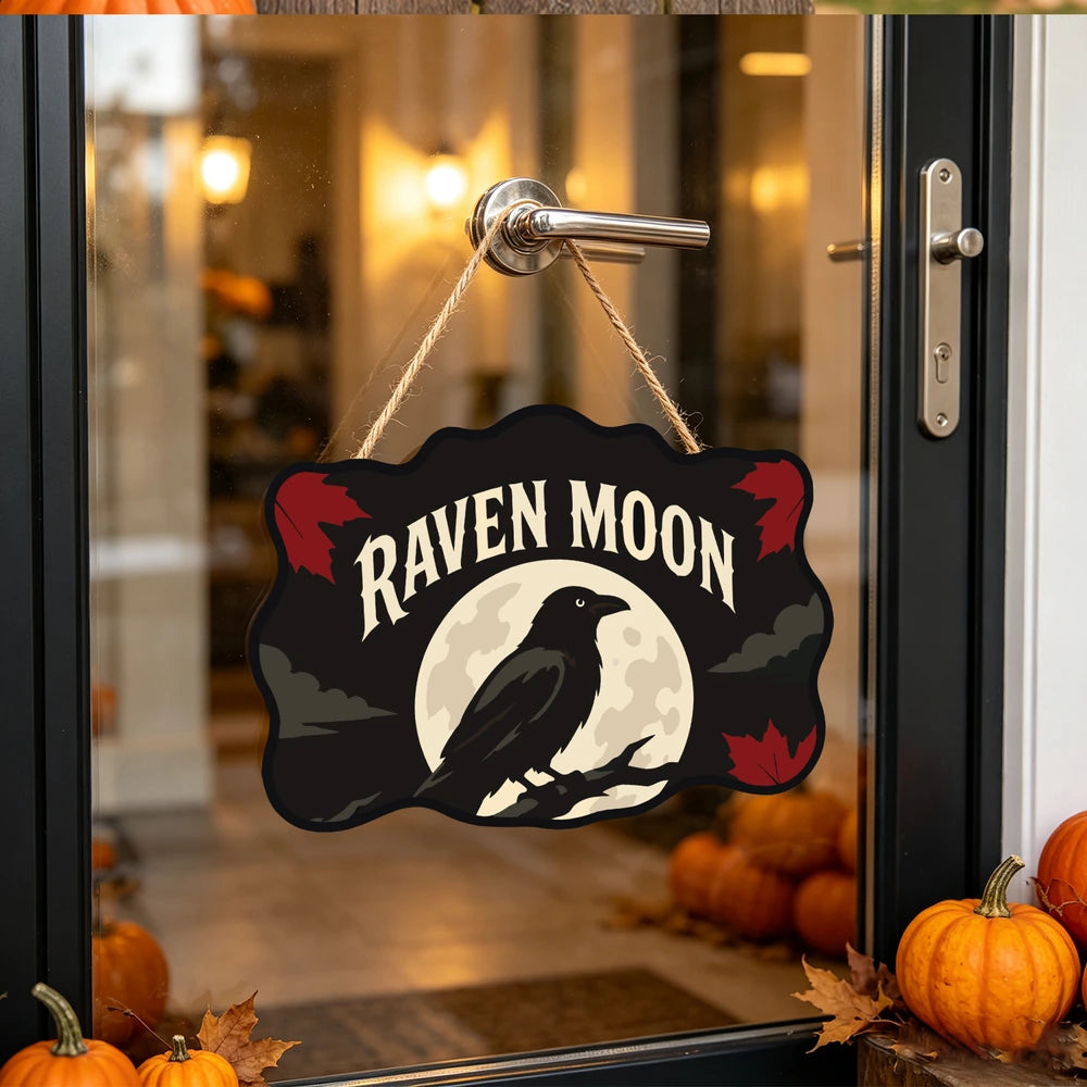 Paint by Numbers - Wooden Door Hanger | Raven Moon
