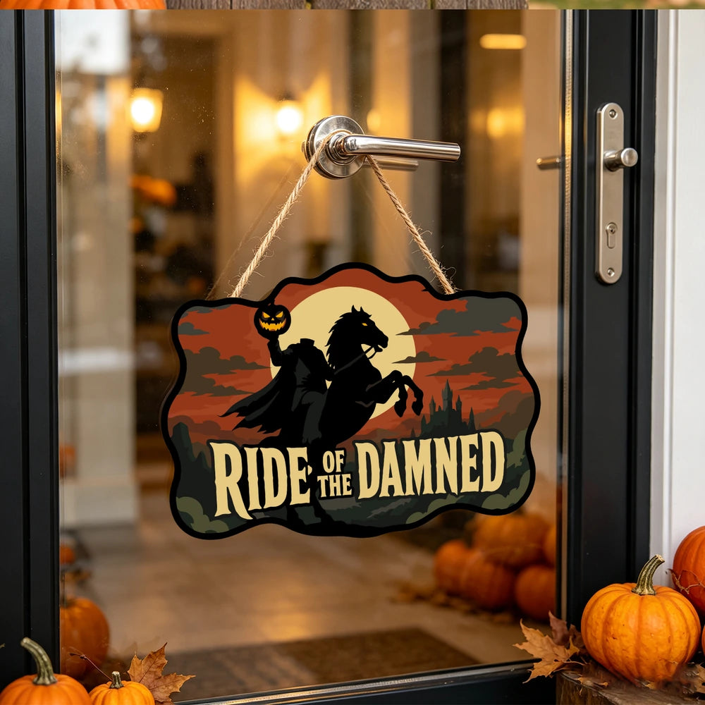 Paint by Numbers - Wooden Door Hanger | Ride of the Damned