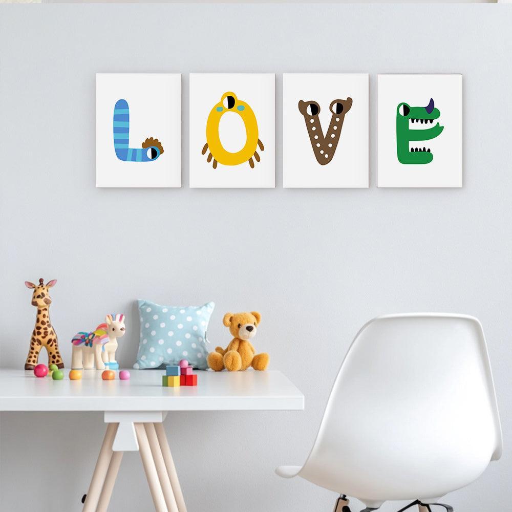 
Paint by Numbers – Alphabet Painting Kit | A to Z Funny Monsters