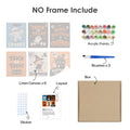 Paint by Numbers – 6 Mini Paintings | Trick or Treat Party Posters Set