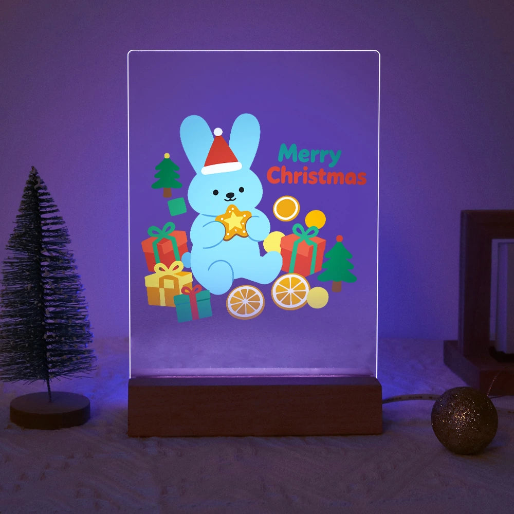 
Paint by Numbers - Christmas Light | Blue Bunny with a Golden Star