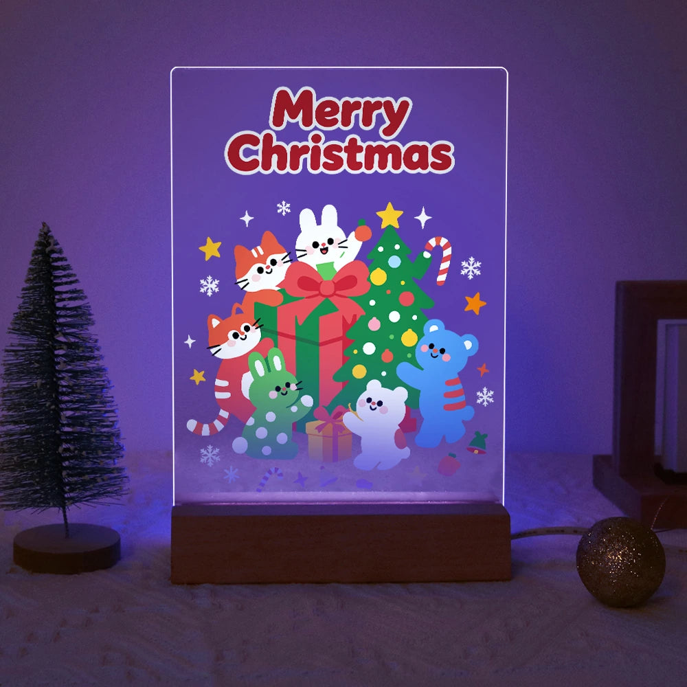 
Paint by Numbers - Christmas Light | Christmas Animals with Presents