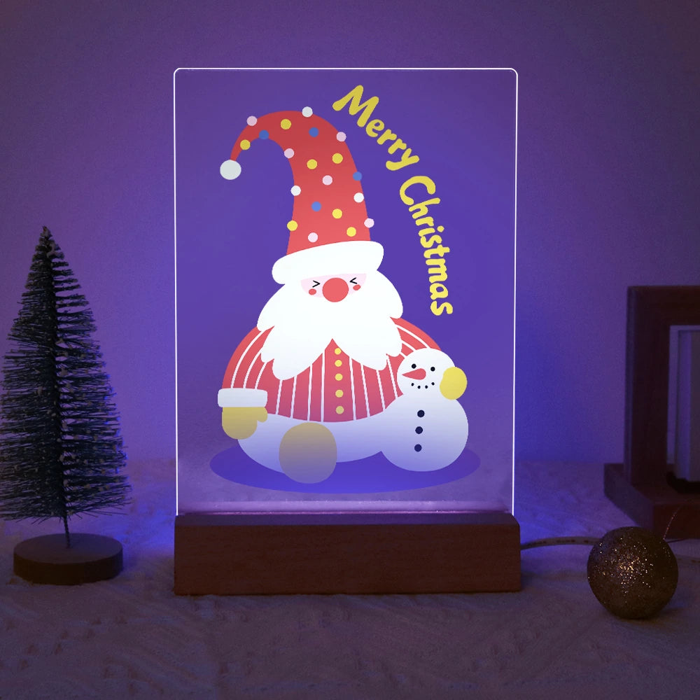 
Paint by Numbers - Christmas Light | Cozy Gnome with Tiny Snowman