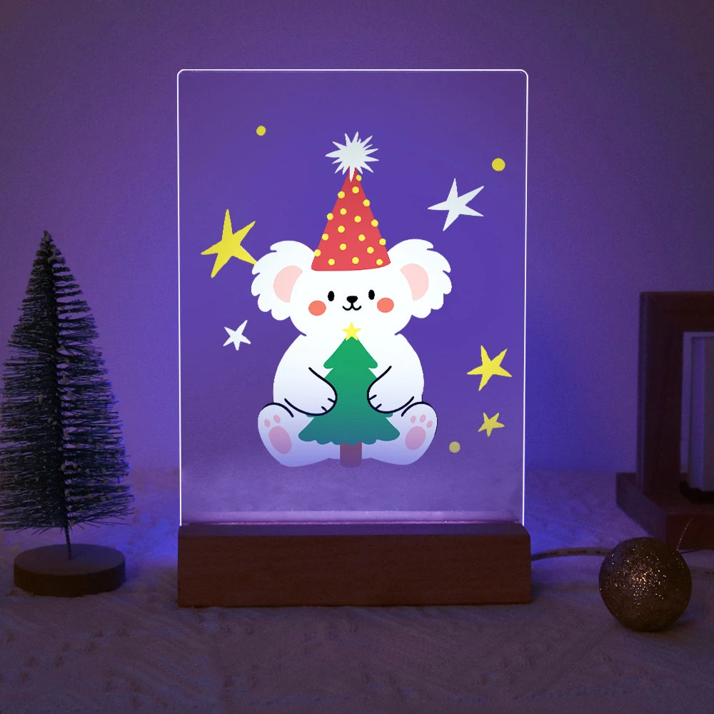 Paint by Numbers - Christmas Light | Koala Hugging a Little Tree