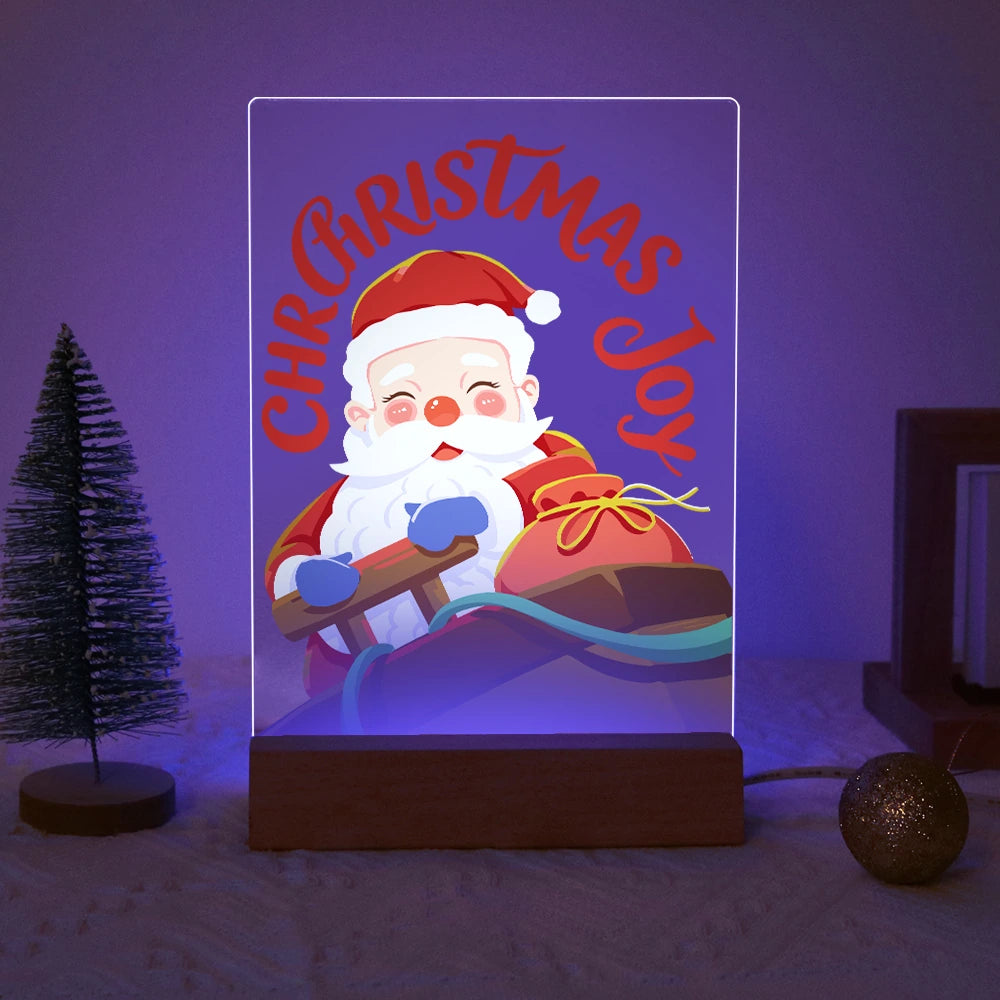 
Paint by Numbers - Christmas Light | Laughing Santa with Gift Sack