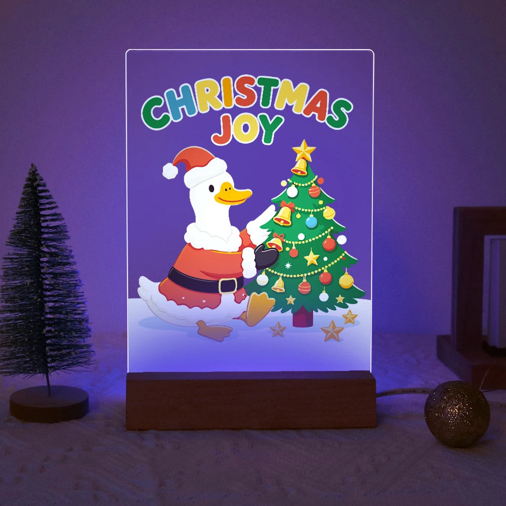 Paint by Numbers - Christmas Light | Santa Duck Decorating the Tree