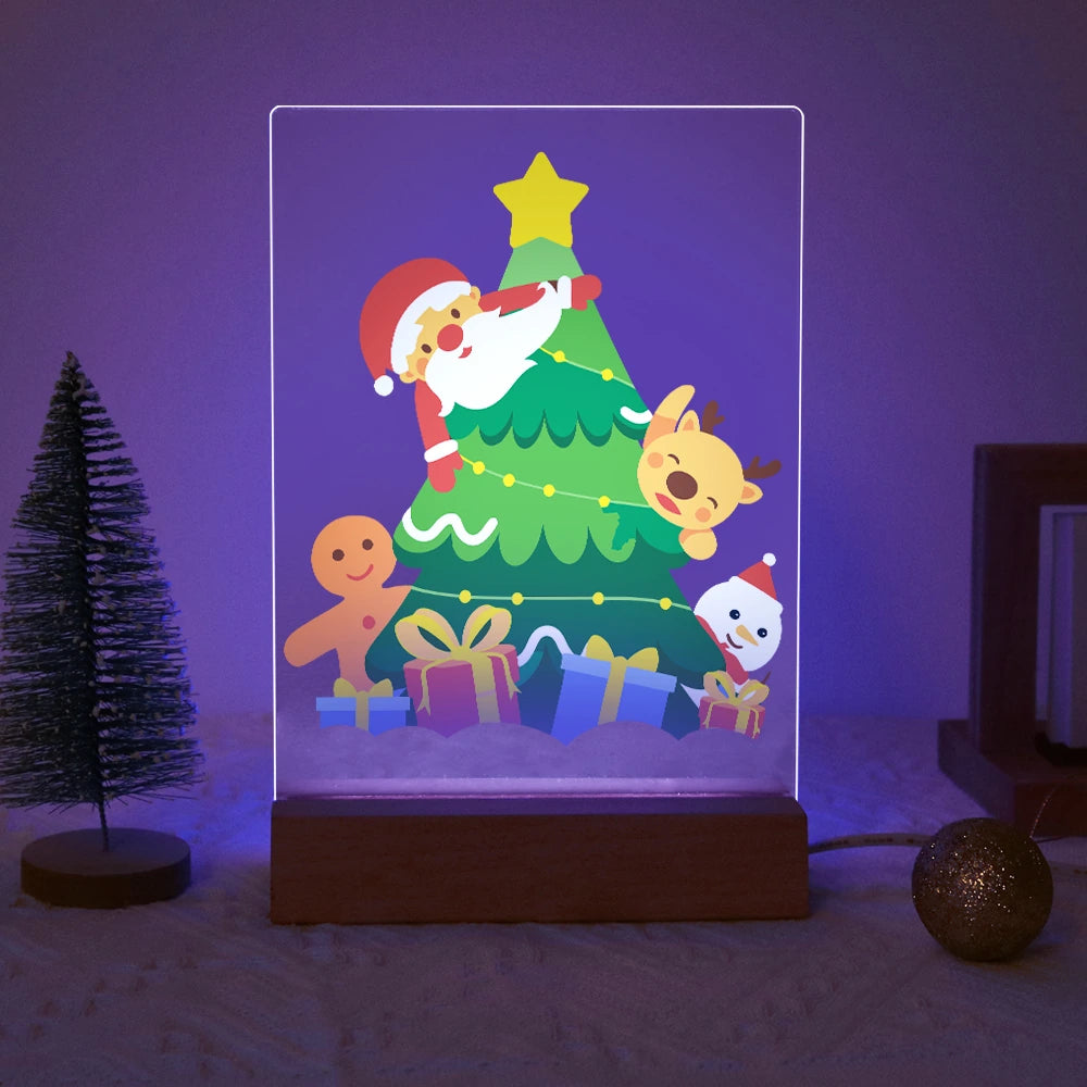 
Paint by Numbers - Christmas Light | Santa Duck Trimming the Tree