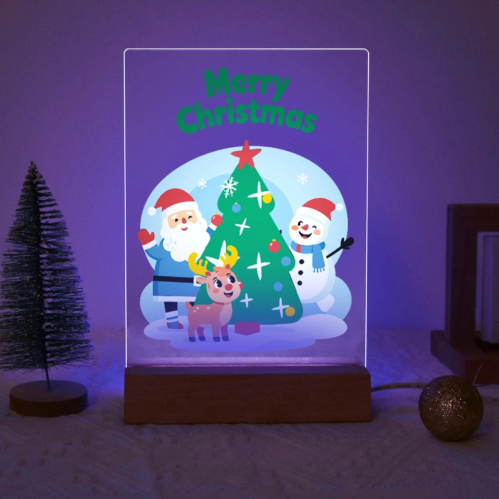 Paint by Numbers - Christmas Light | Santa and Friends at the Tree