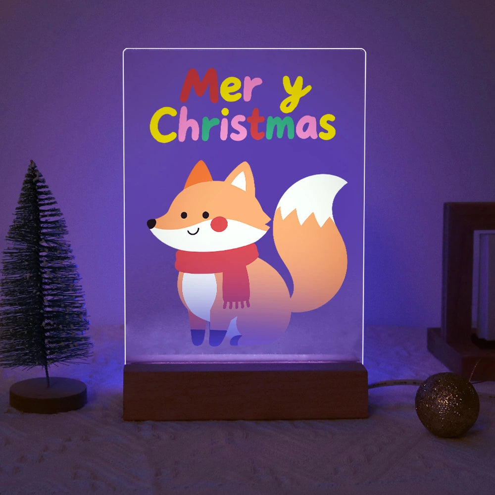 Paint by Numbers - Christmas Light | Winter Fox with a Red Scarf