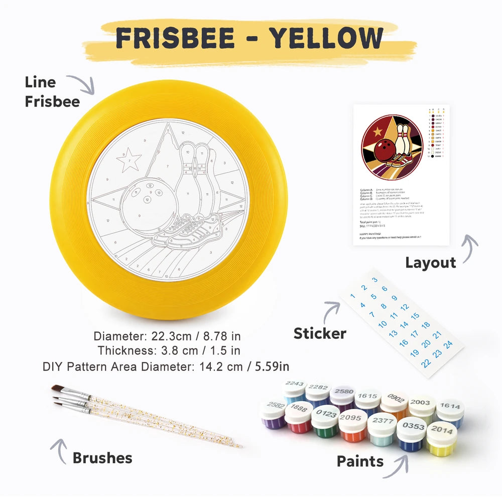 
Paint by Numbers - Frisbee | Bowling Strike
