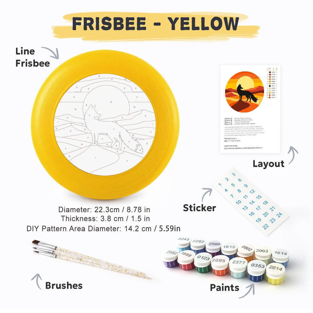Paint by Numbers - Frisbee | Coyote in the Desert