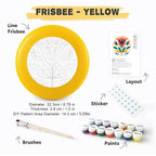 Paint by Numbers - Frisbee | Folk Bloom in Orange