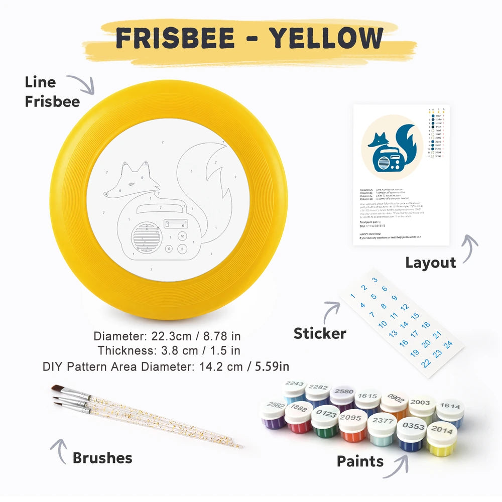
Paint by Numbers - Frisbee | Fox and the Radio
