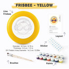 Paint by Numbers - Frisbee | Orange with Headphones
