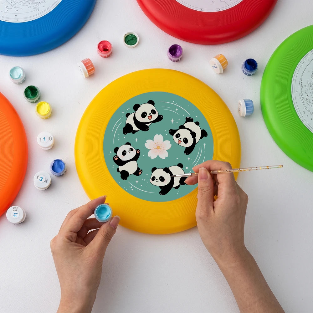 
Paint by Numbers - Frisbee | Pandas and Blossom