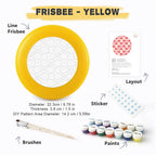 Paint by Numbers - Frisbee | Pink Wave Pattern