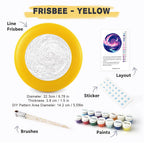 Paint by Numbers - Frisbee | Pink Wave Swirl