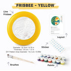 Paint by Numbers - Frisbee | Tropical Beach Circle