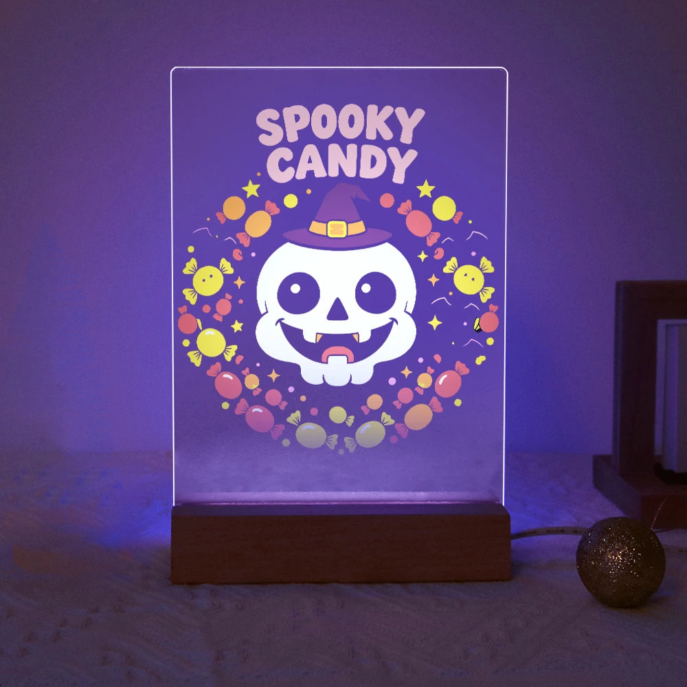 Paint by Numbers - Halloween Light | Spooky Candy Skull