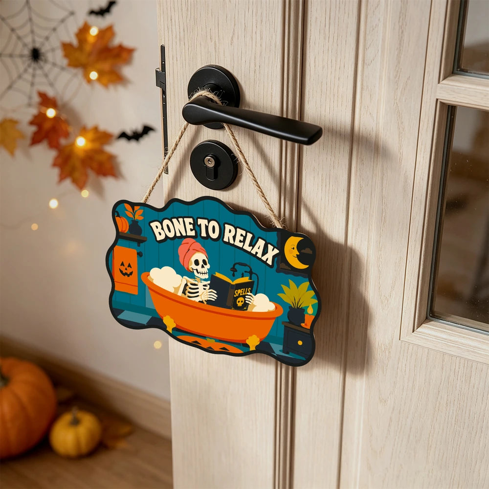 Paint by Numbers - Wooden Door Hanger | Bone to Relax