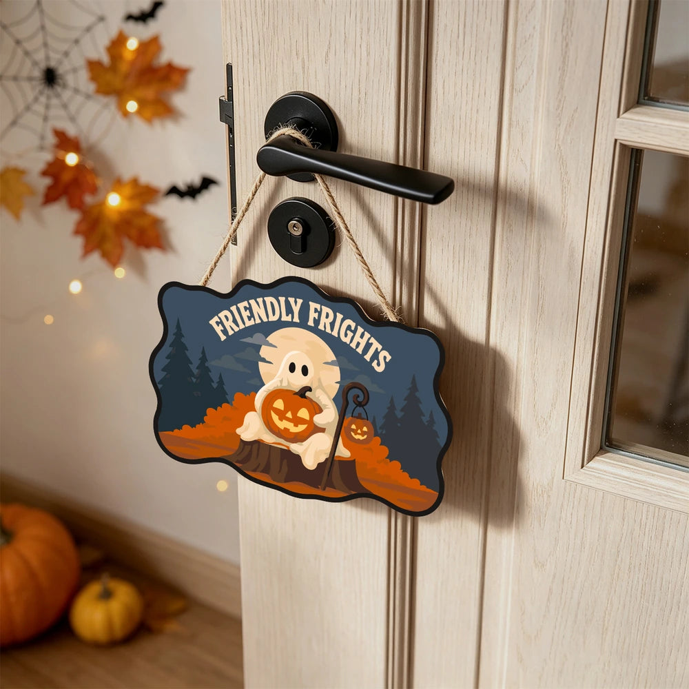Paint by Numbers - Wooden Door Hanger | Friendly Frights