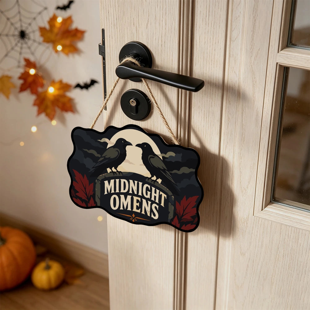 Paint by Numbers - Wooden Door Hanger | Midnight Omens