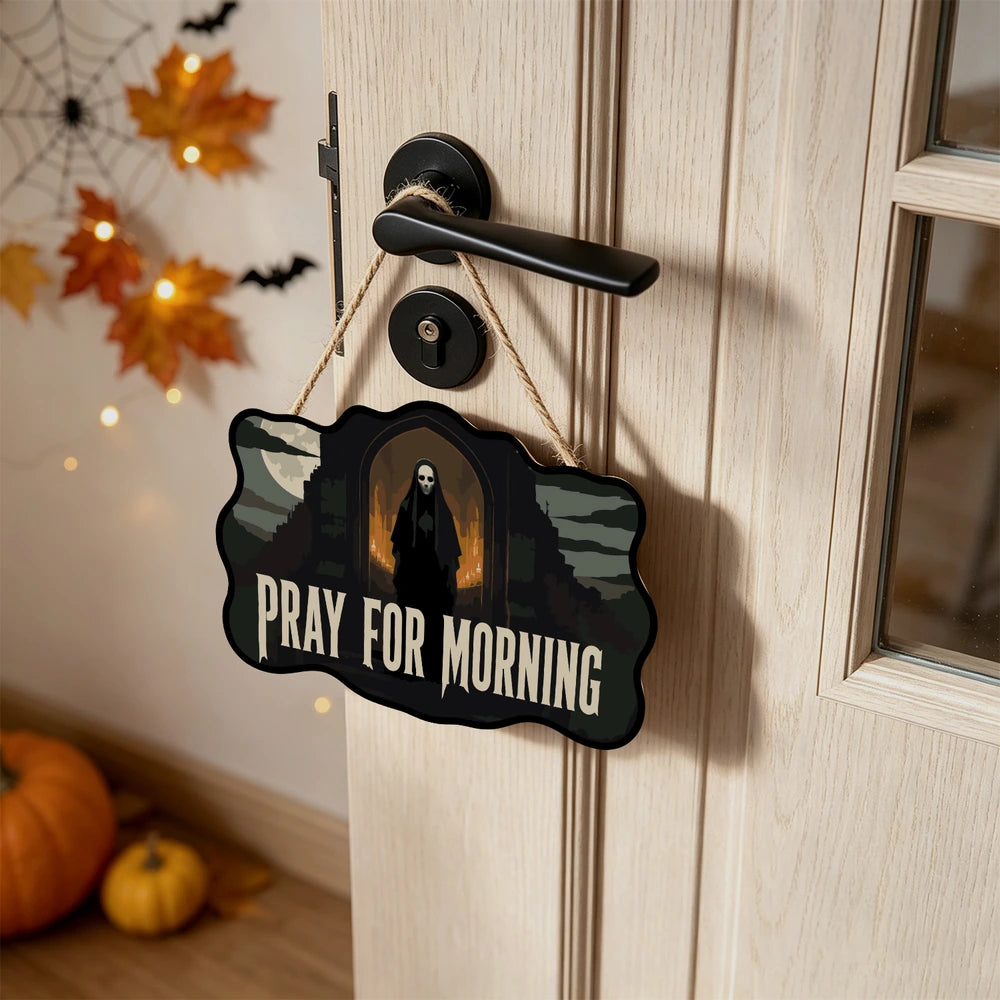 Paint by Numbers - Wooden Door Hanger | Pray for Morning