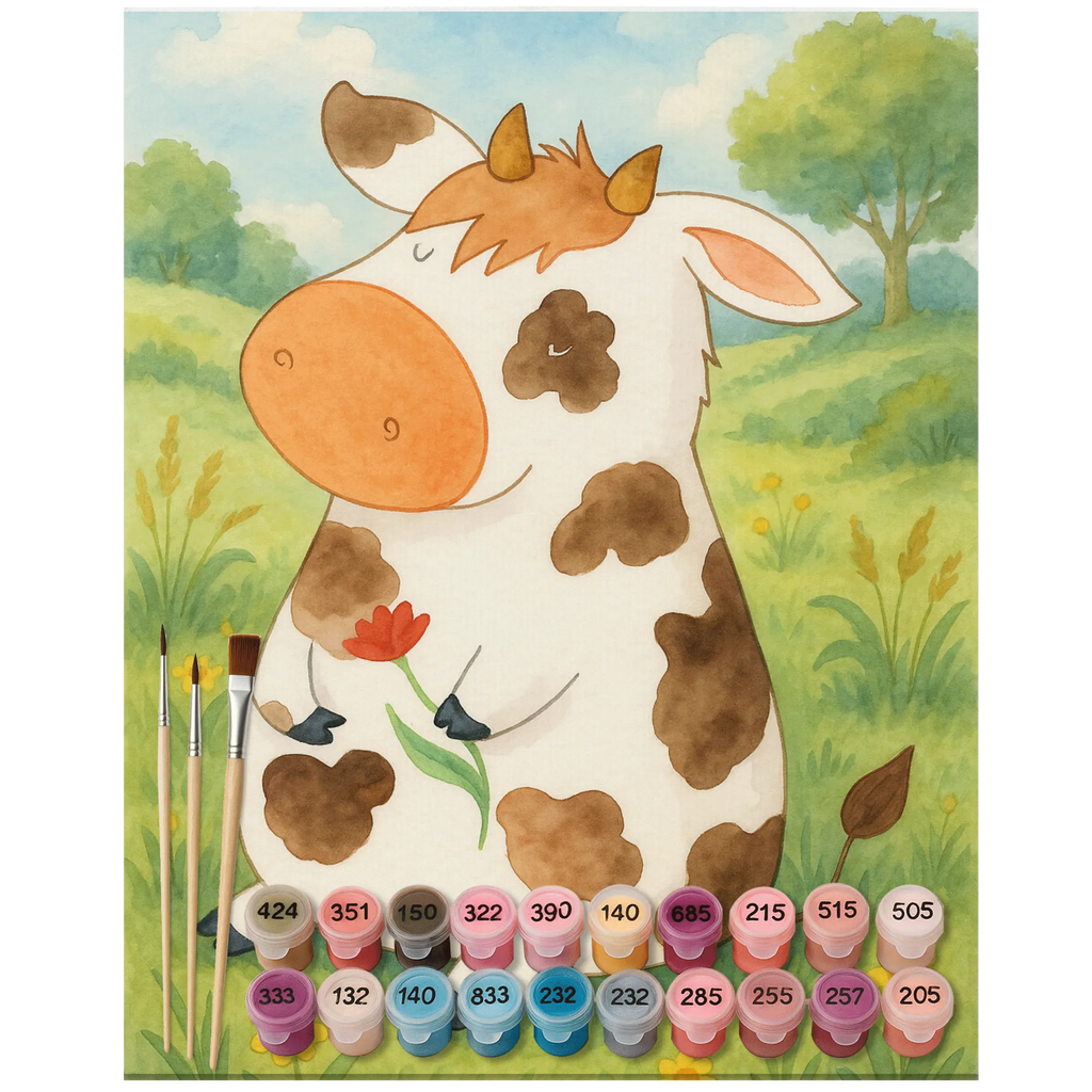 Paint by Numbers - Cow by Mr. & Mrs. Panda