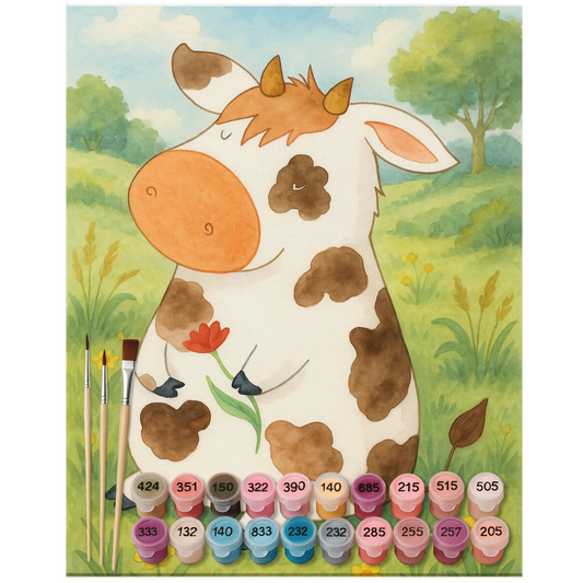 Paint by Numbers - Cow by Mr. & Mrs. Panda