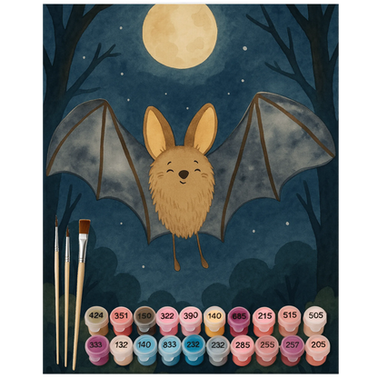 Paint by Numbers - Bat flapping wings by Mr. & Mrs. Panda