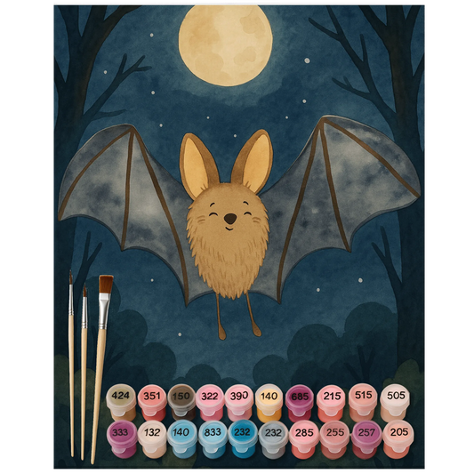 Paint by Numbers - Bat flapping wings by Mr. & Mrs. Panda