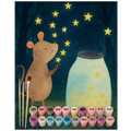 Paint by Numbers - Mouse and stars by Mr. & Mrs. Panda