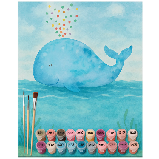 Paint by Numbers - whale confetti by Mr. & Mrs. Panda