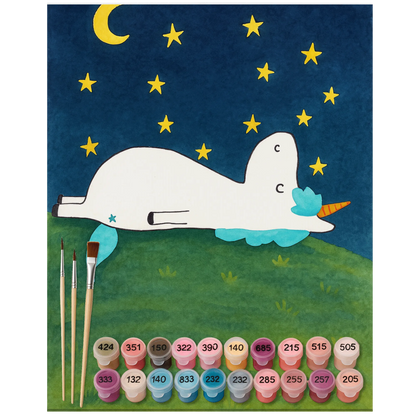 Paint by Numbers - Unicorn Stars by Mr. & Mrs. Panda