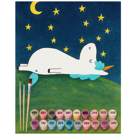 Paint by Numbers - Unicorn Stars by Mr. & Mrs. Panda