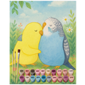 Paint by Numbers - Parakeets in love by Mr. & Mrs. Panda