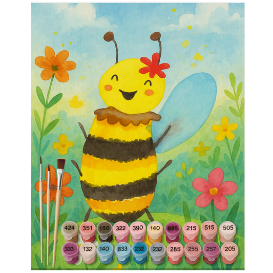 Paint by Numbers - Happy Bee by Mr. & Mrs. Panda