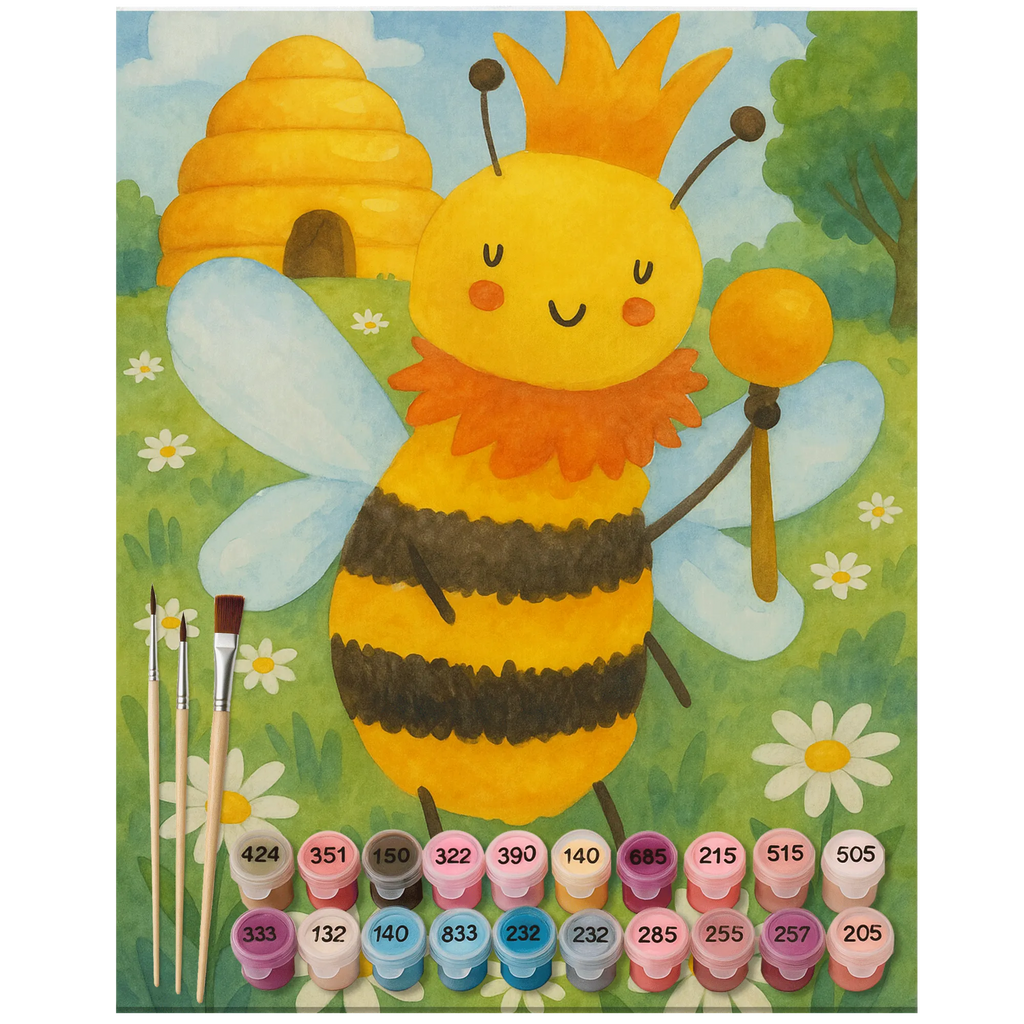 Paint by Numbers - King Bee by Mr. & Mrs. Panda