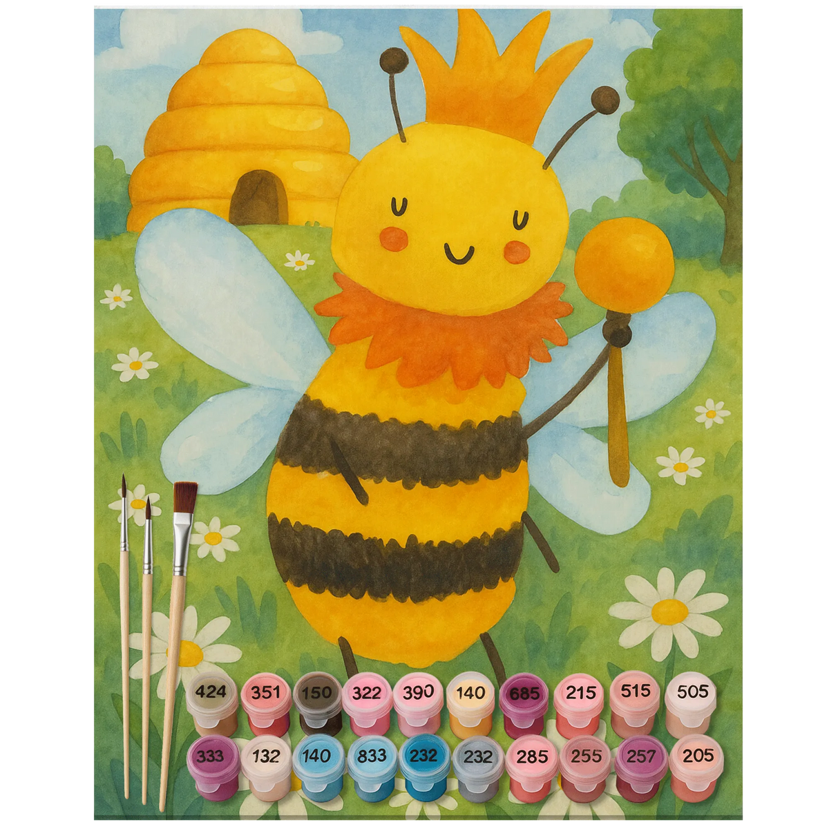 
Paint by Numbers - King Bee by Mr. & Mrs. Panda