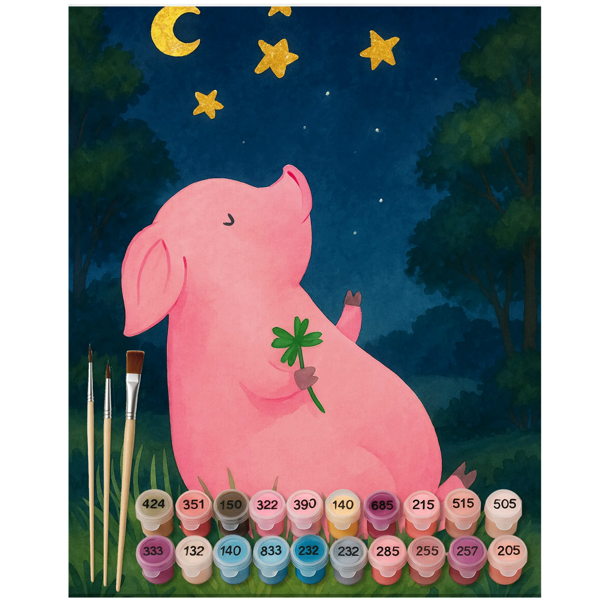 
Paint by Numbers - Lucky pig by Mr. & Mrs. Panda
